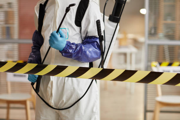 Professional Sewage Cleanup technician working in Bethlehem, NC